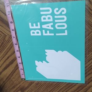 Chalk Couture Be Fabulous Transfer